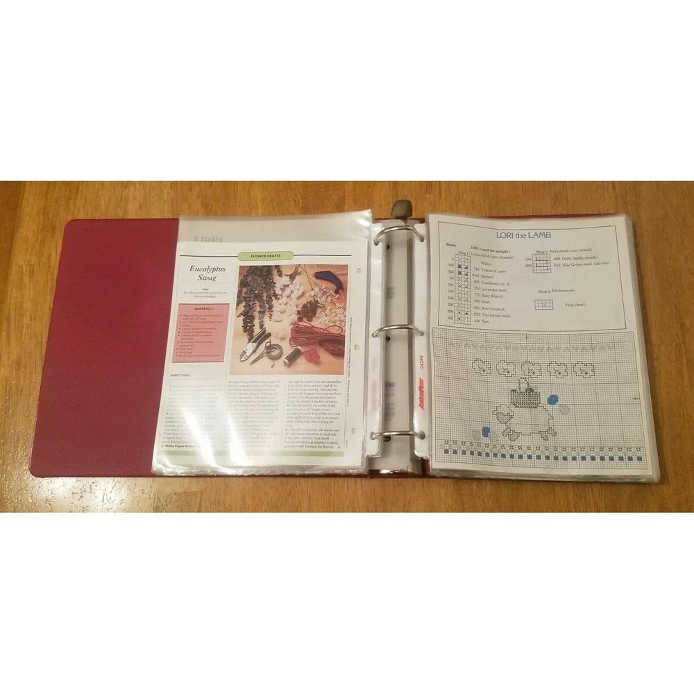 Crafts and Needlework Sample Cards and Patterns